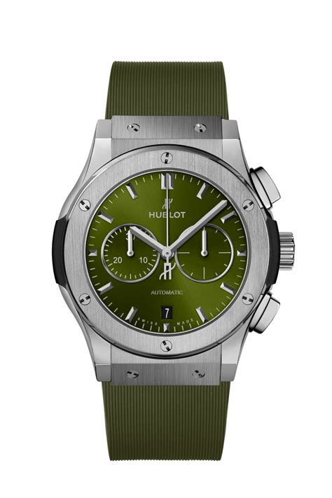 hublot fusion green|Hublot’s Classic Fusion Titanium Green review.